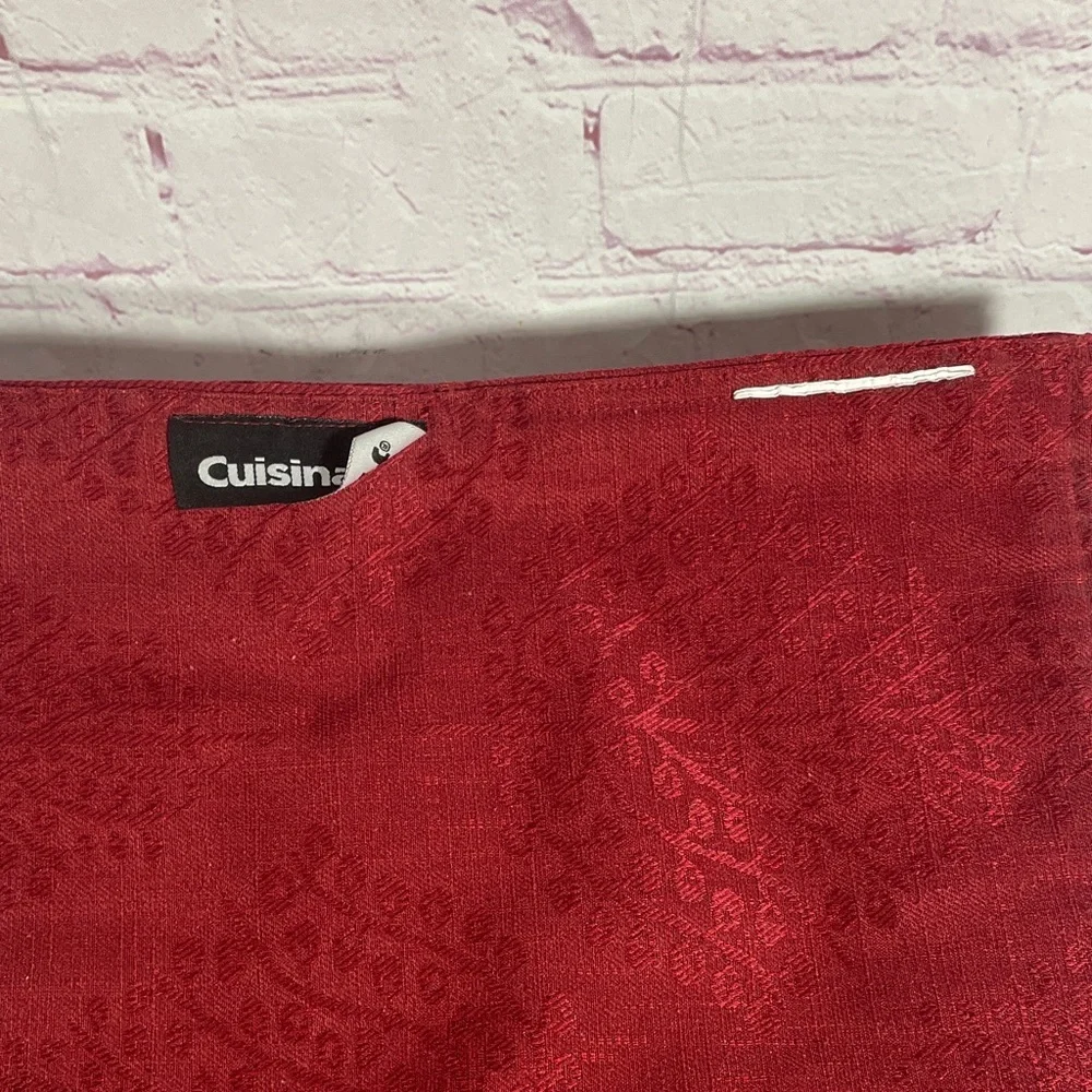 Cuisinart burgundy jacquard